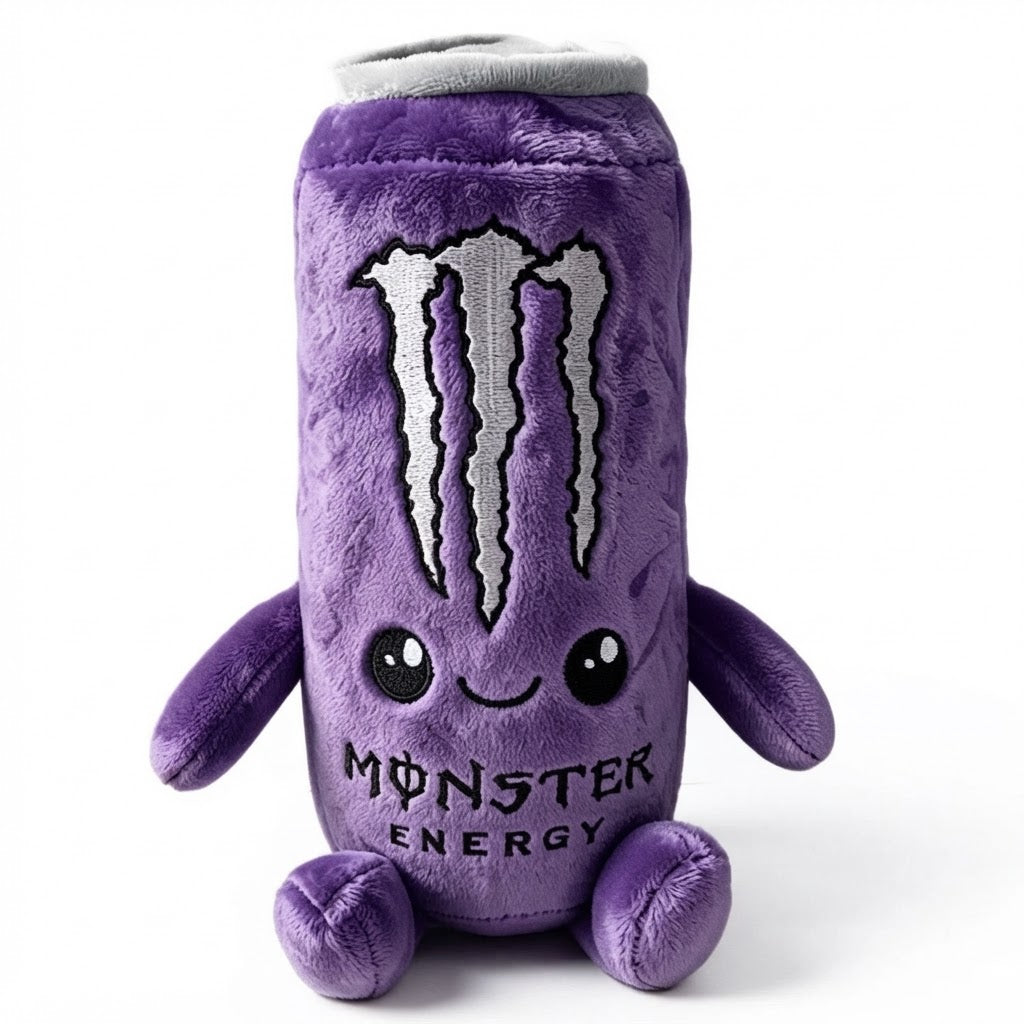 Monster CanBoo Plush – Cute Energy Drink Can Plushie | Multiple Colours | Collectible Gift